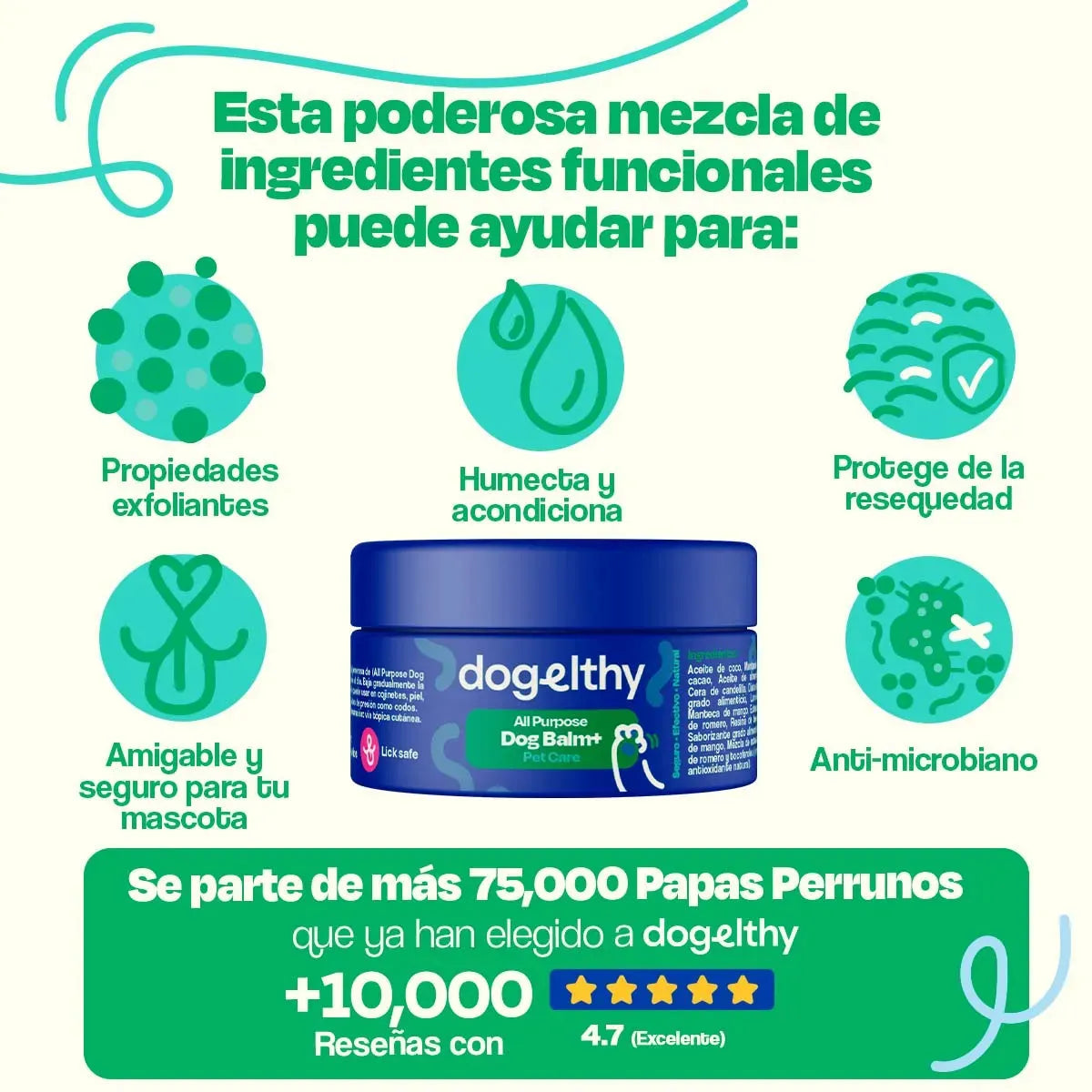 Bálsamo para Patas de Perro