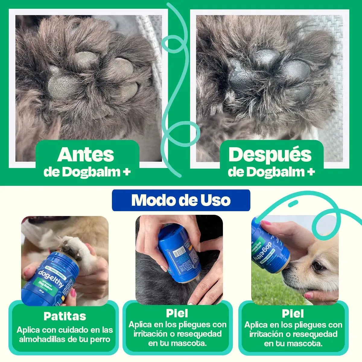 Bálsamo para Patas de Perro