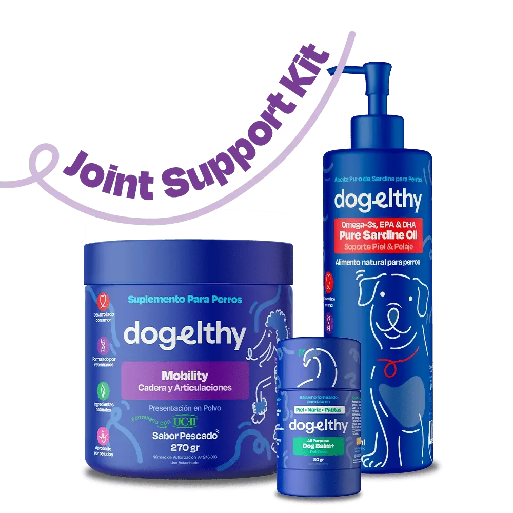 Kit para Articulaciones con Aceite de Sardina para Perros 
