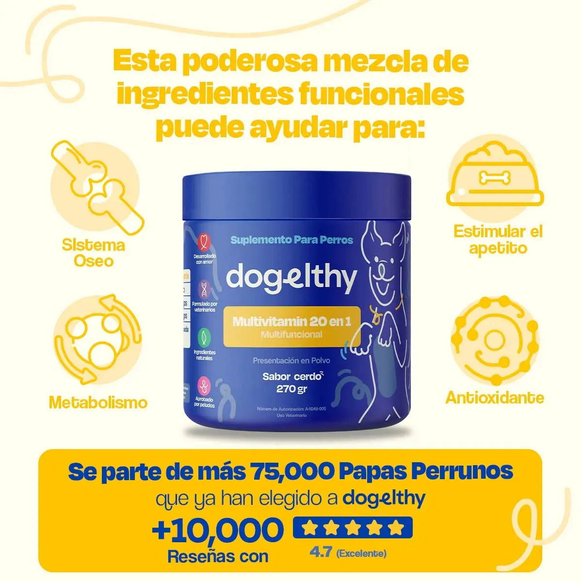 Multivitaminico para Perro 