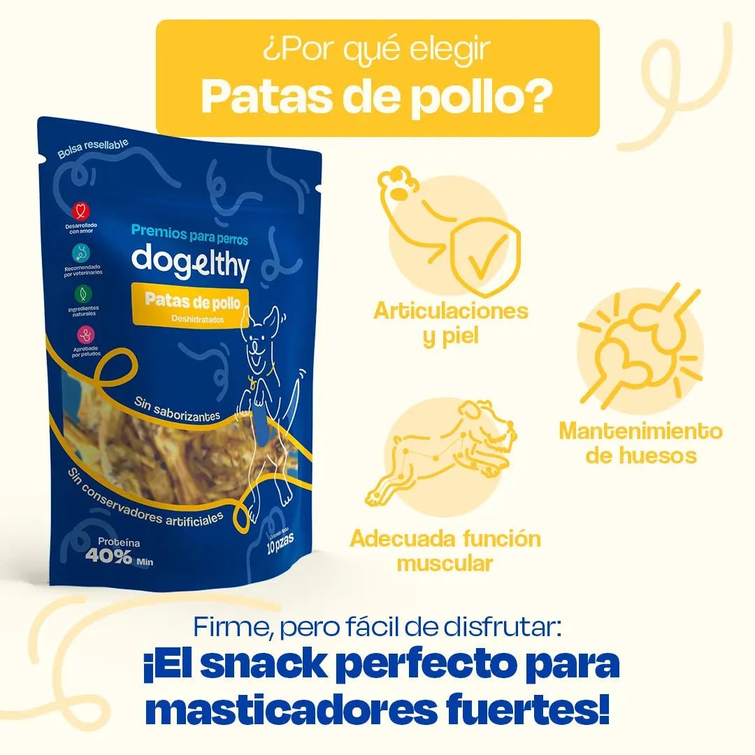 Patas de Pollo Deshidratadas - Dogelthy