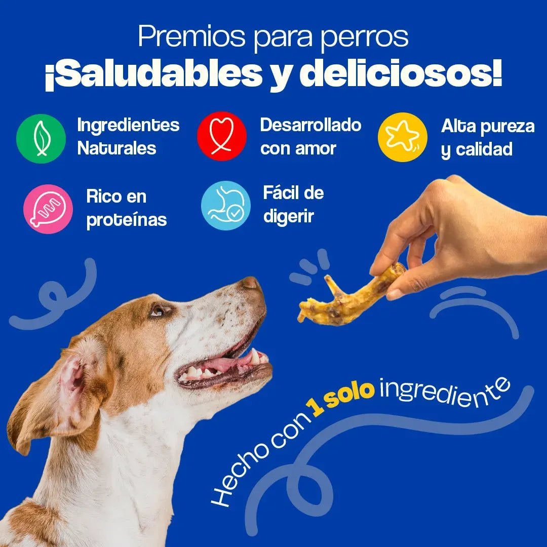 Patas de Pollo Deshidratadas - Dogelthy