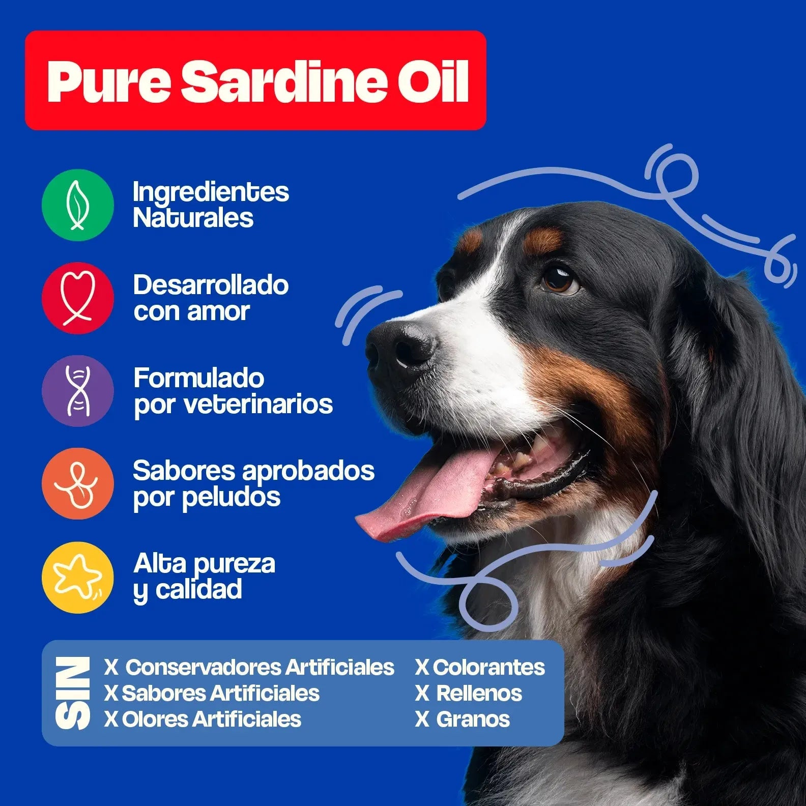 Aceite de Sardina para Perro