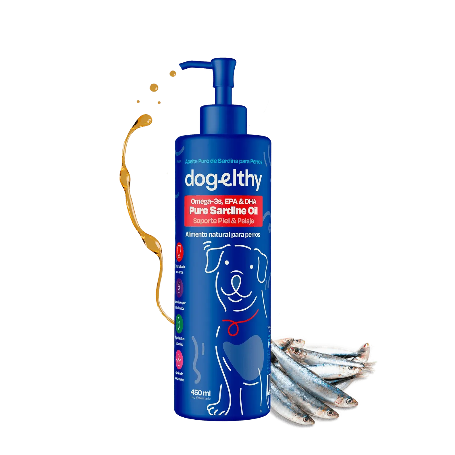 Aceite de Sardina para Perro