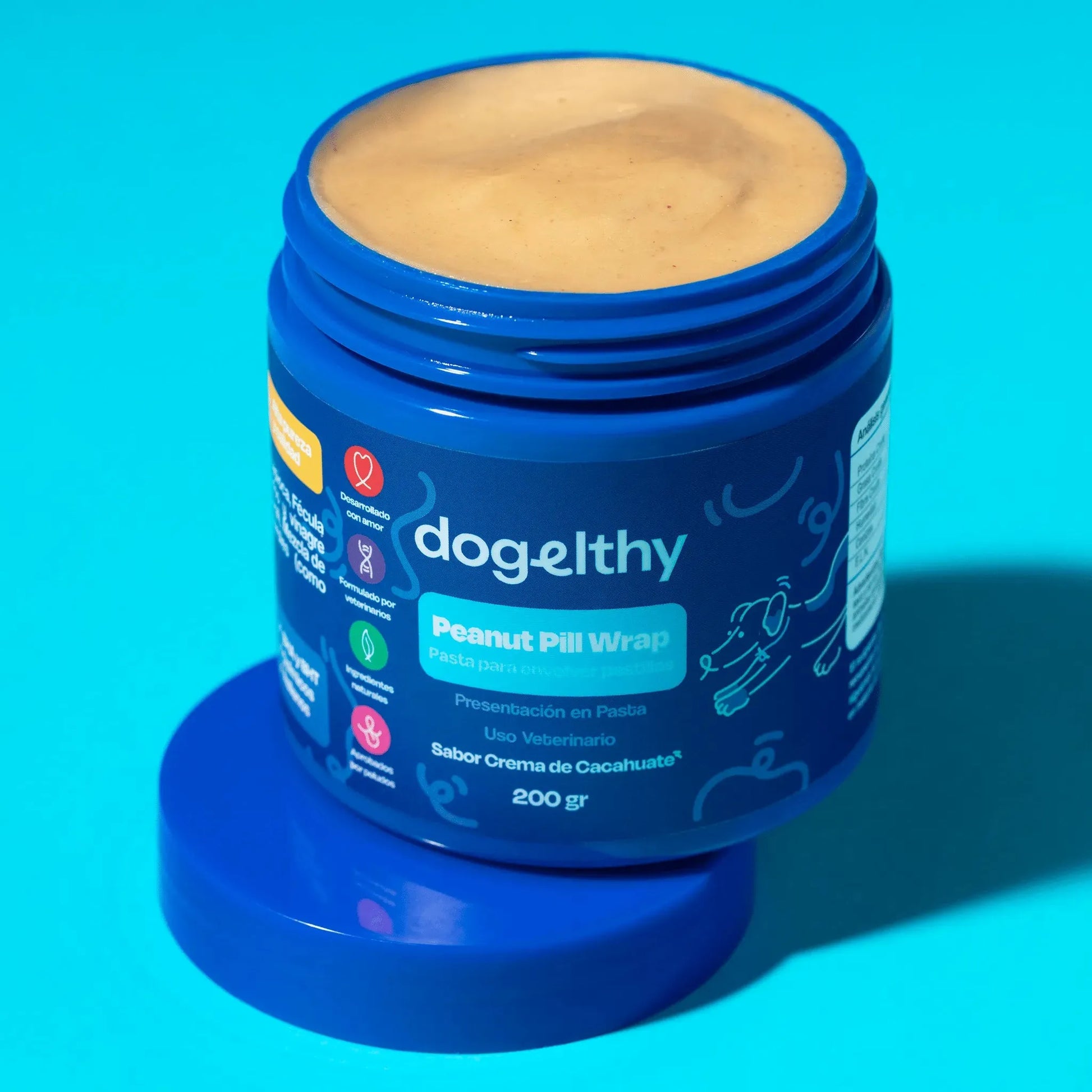 Recubrimiento de Pastillas para Perros Sabor Crema de Cacahuate