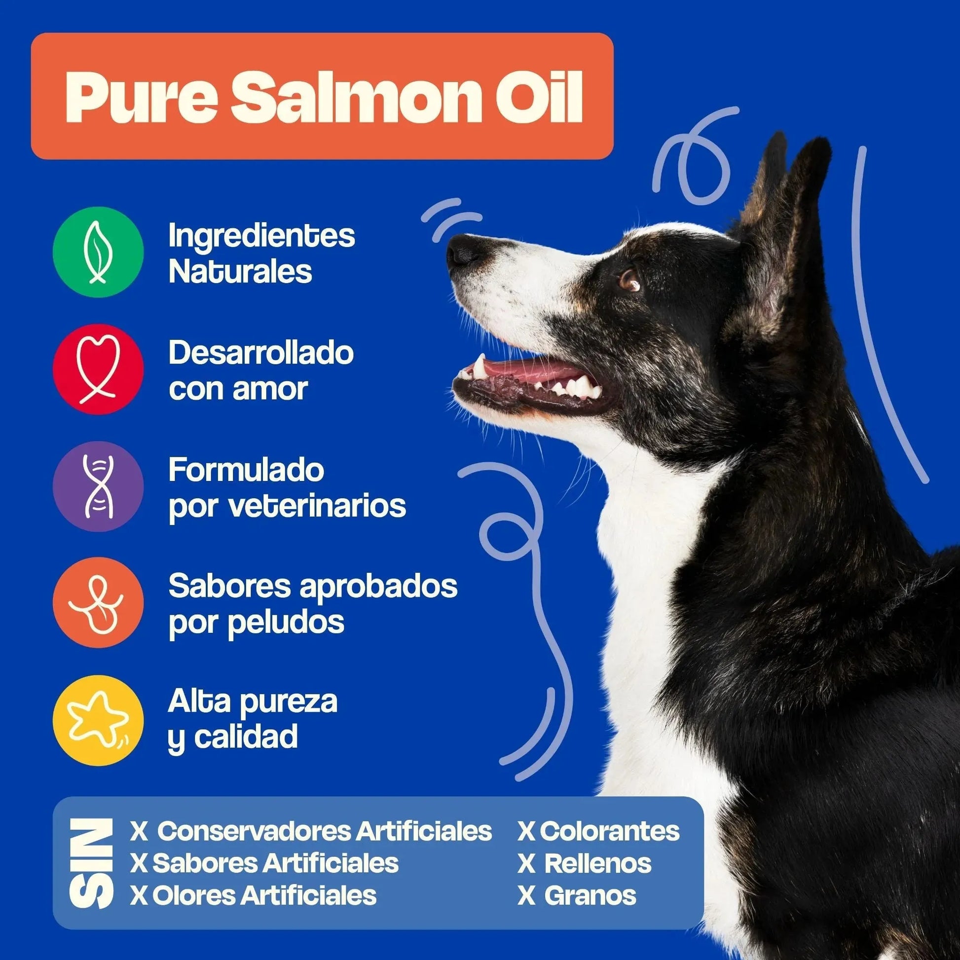 aceite de salmon para perros 12 pure salmon oil 604539