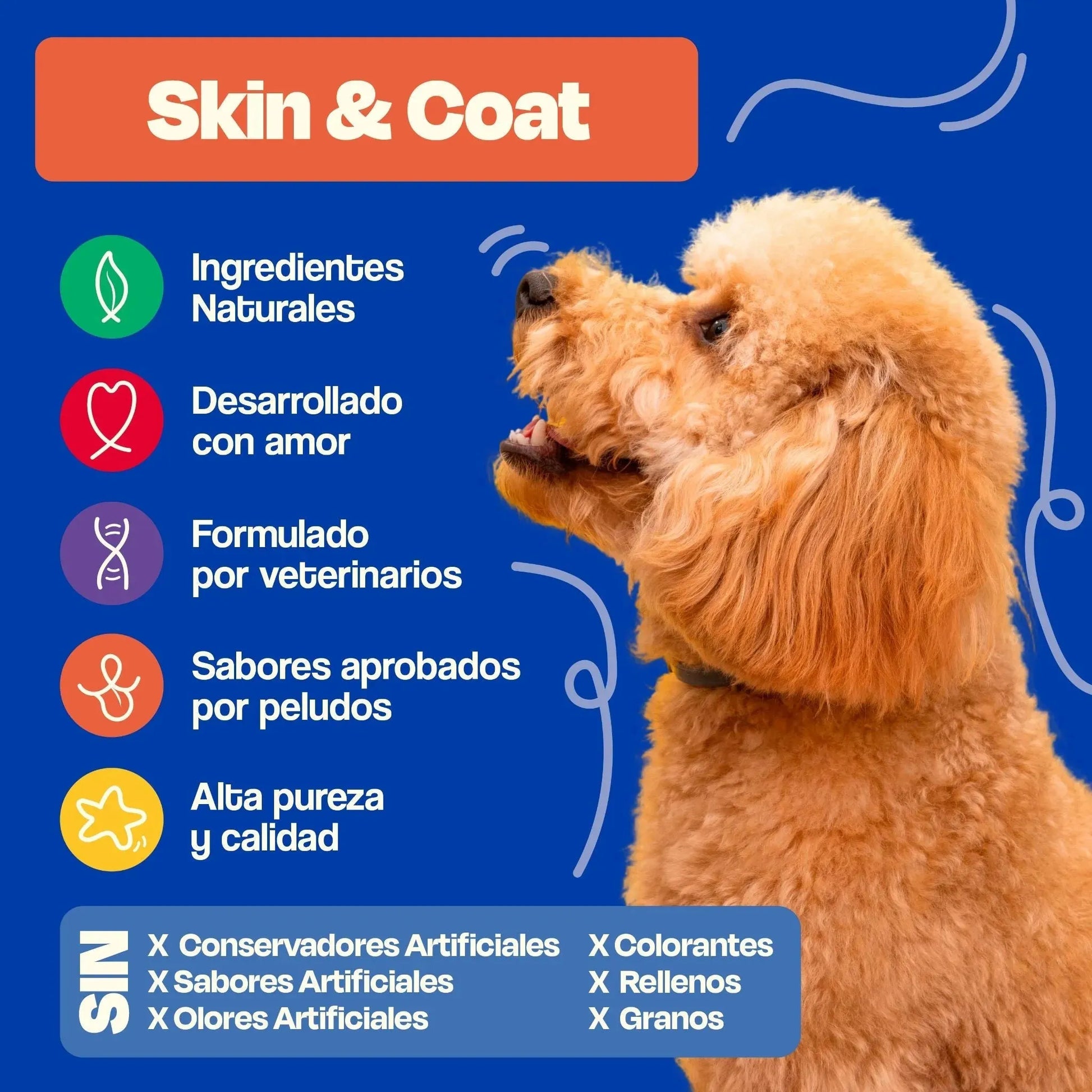 Suplemento para Pelaje y Piel de Perro